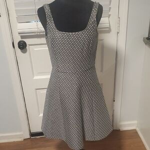 Theory Elegant Black and White Women's Dress